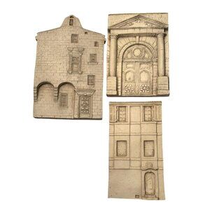 Vintage House Parts 1988 Wall Hanging Plaques Set Of 3